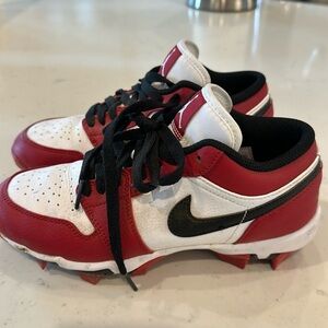 Youth Jordan Cleats - worn twice. Size 4.5Y